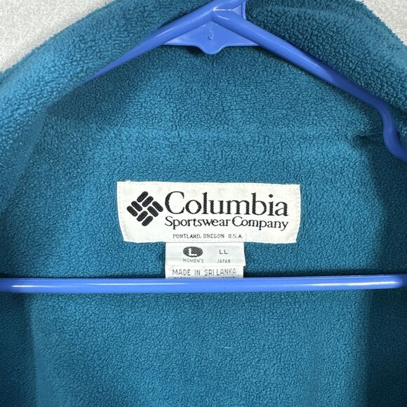 Columbia Sportswear Women's Large Navy Blue Nylon Vintage Jacket - Picture 3 of 10